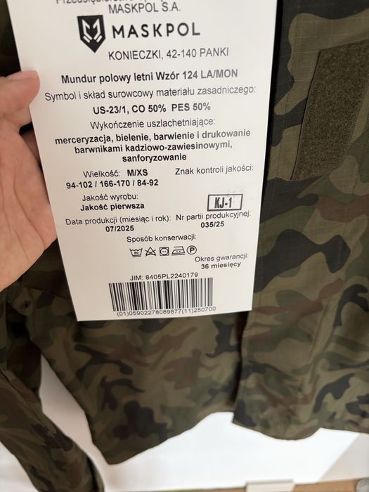Mundur letni  MON