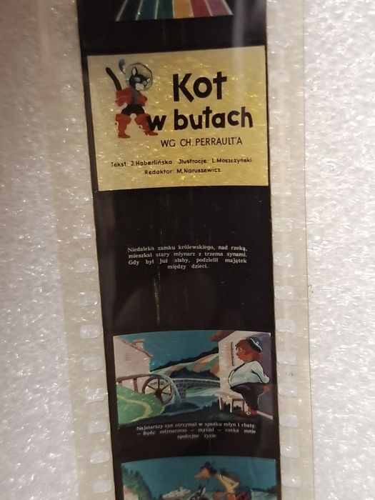 Kot w butach bajka na rzutnik prl