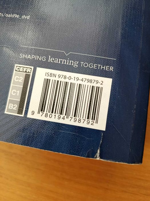 Oxford Advanced Learner's Dictionary (9th edition)