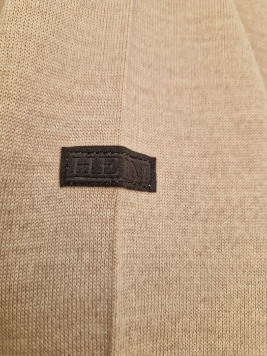 Beżowy golf sweter 100 % wełna