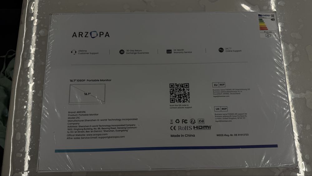 Портативний монітор Arzopa Z1C