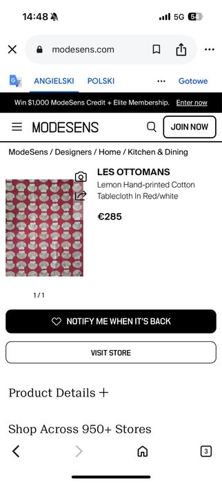 Obrus les ottomans
