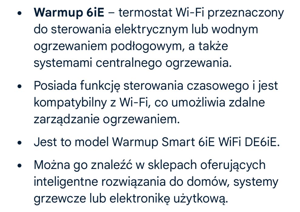 Nowy nieuzywany termonstat wifi do sterownaia ogrzewaniem