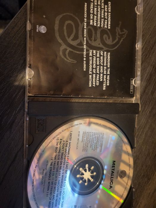 CD Metallica - Metallica [The Black Album] (Prensagem Brasileira)