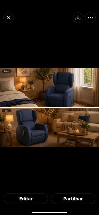 Cadeirão geriatrico, poltronas,sofas