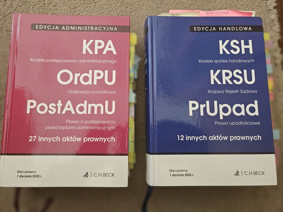 Zbior przepisów administracyjnych i gospodarczych Kodeksy 2025