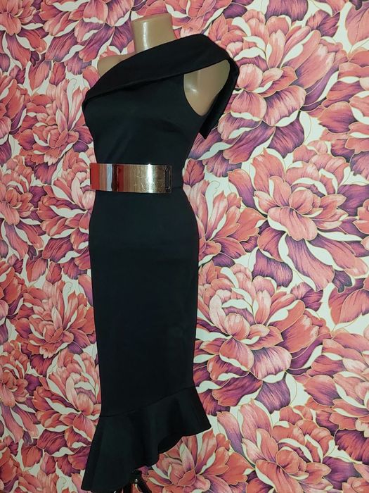 XS-М/Сукня коротка  плаття міді бандажна сукня-рибка