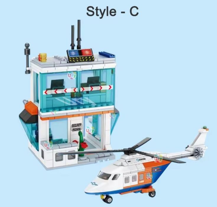 Конструктор City 3 в 1 большой самолёт 697шт блоков Совместим с LEGO