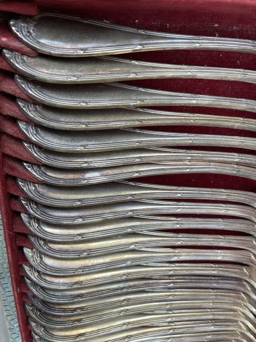 cailar bayard 90 stare francuskie postebrzane sztućce 36szt