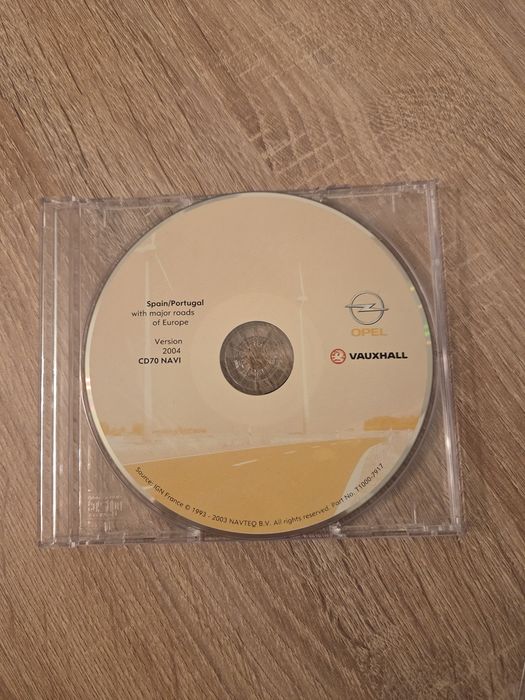 CD Navegação original Opel CD70 / DVD 90 NAVI