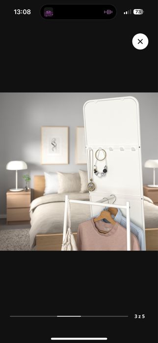 Lustro Ikea knapper