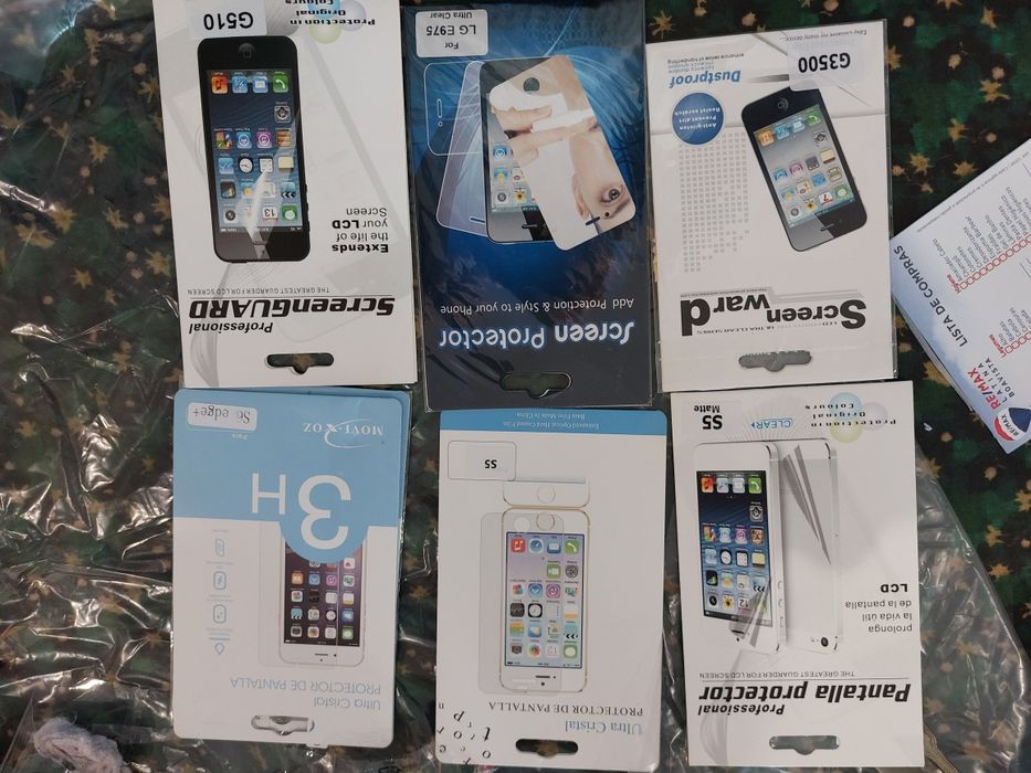 Peliculas de antigos telemóveis protetoras