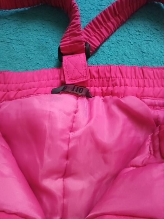 Дитячий зимовий лижний напівкомбінезон 110 розмір