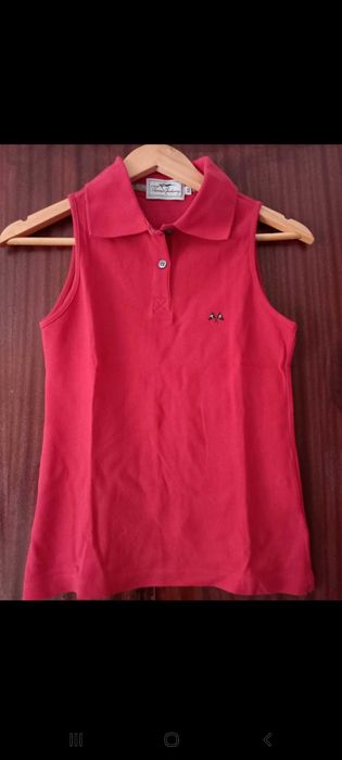 Polo de cavas - vermelho - XS - Thomas Burberry