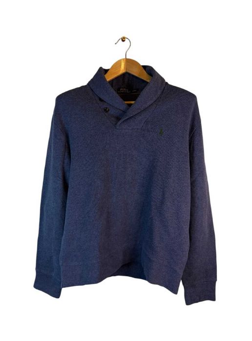 Bluza z golfem Ralph Lauren niebieska