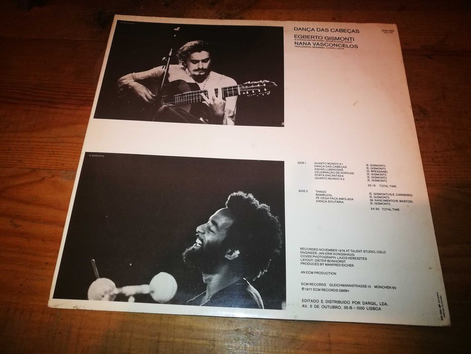 EGBERTO GISMONTI (Jazz-Fusão) - Dança Das Cabeças (ED PORT 1977) LP