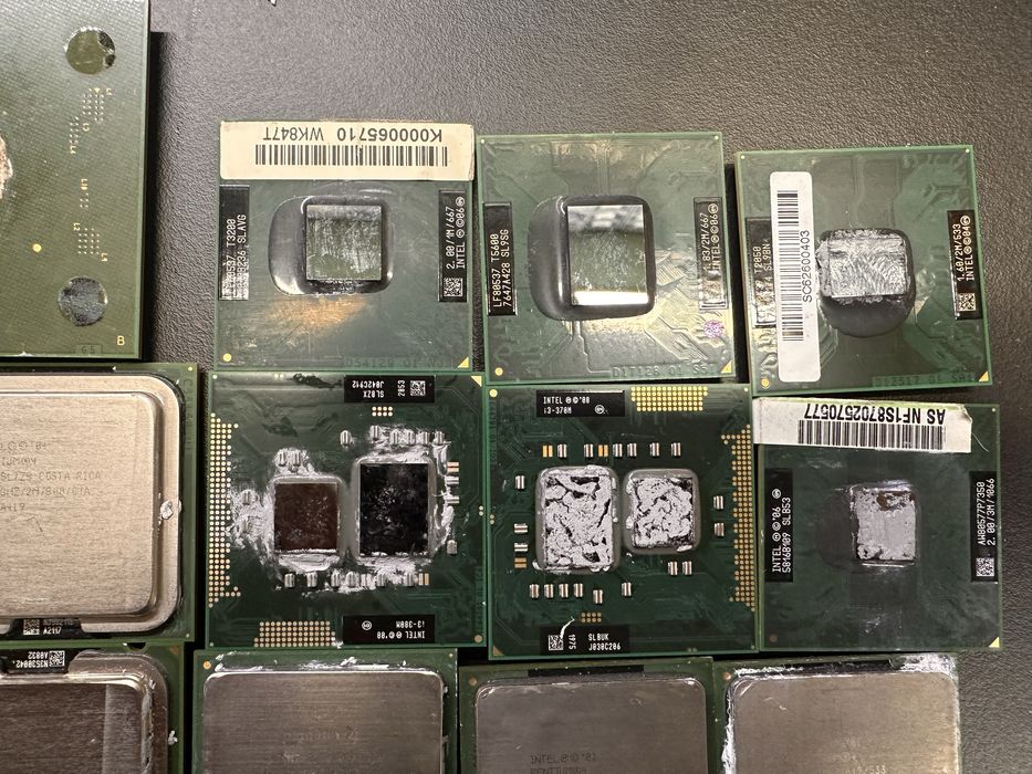 Varios processadores e ram entre outros