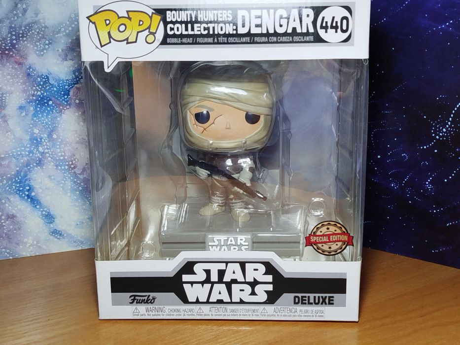 Коллекционная фигурка охотник за головами Денгар Deluxe Star Wars