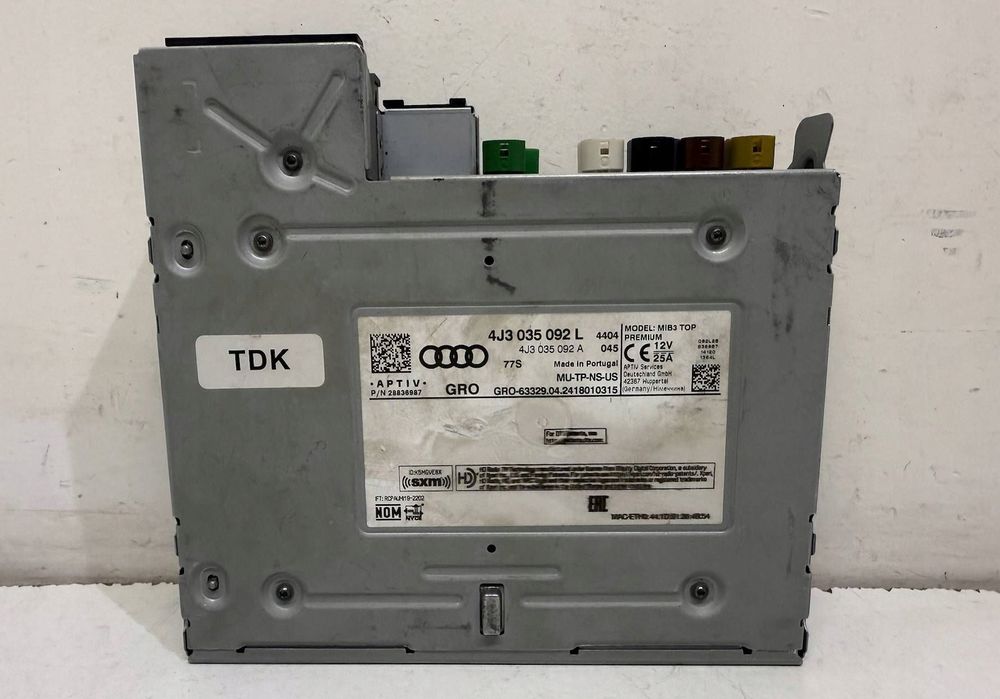 audi e-tron 4j3 gt sterownik centralny nawigacji system mii gps 4j3035092l