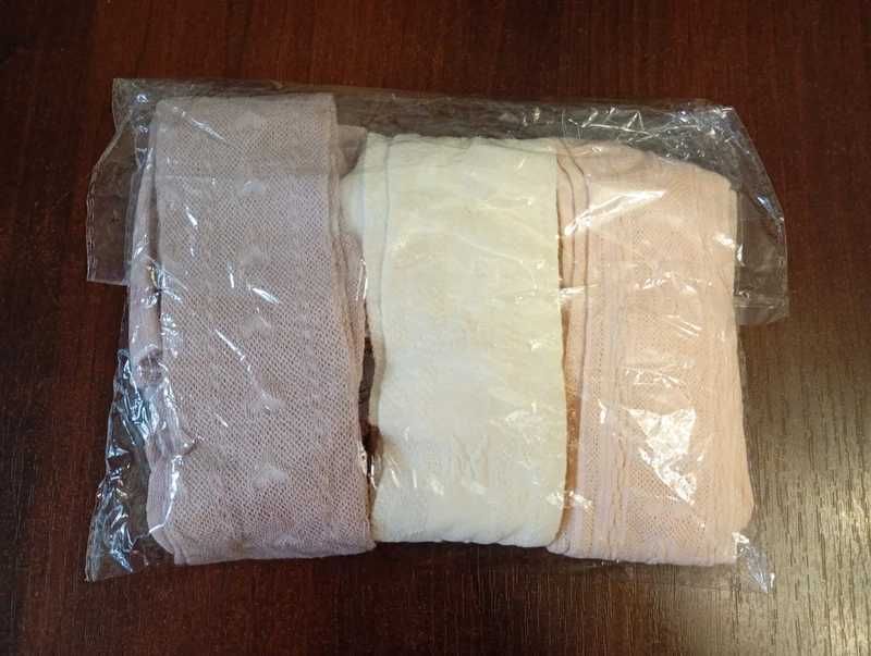 Zestaw rajstop ażurowych dla dziewczynki 116-128