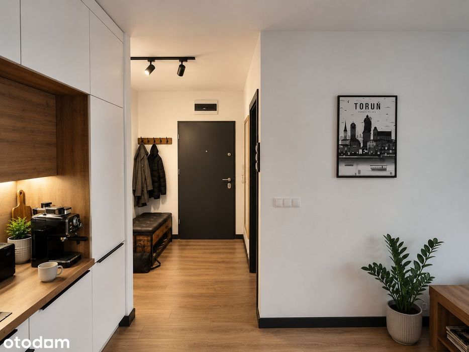 Apartament klasy premium – 49 m² | Garaż | Garderoba | Duży balkon