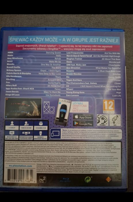 SingStar Celebration Sony PlayStation 4 (PS4)