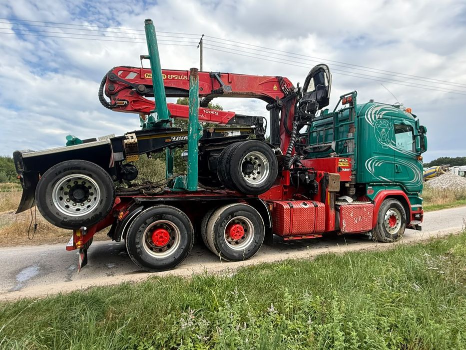 Scania 6x4 drewna epsilon drzewa lasu dłużycy