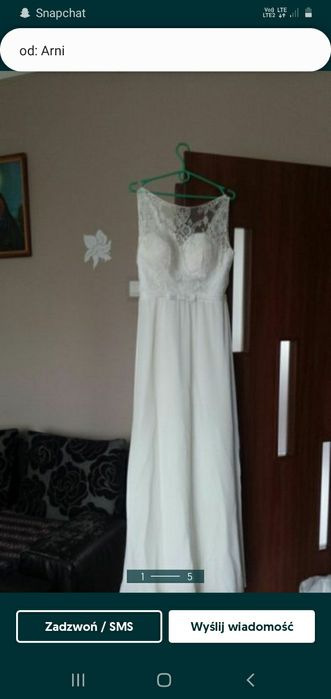 Suknia ślubna rozm.l