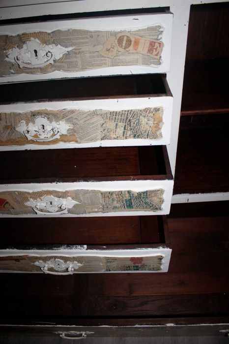 Movel Aparador / Comoda / Consola - Madeira maciça - Antigo