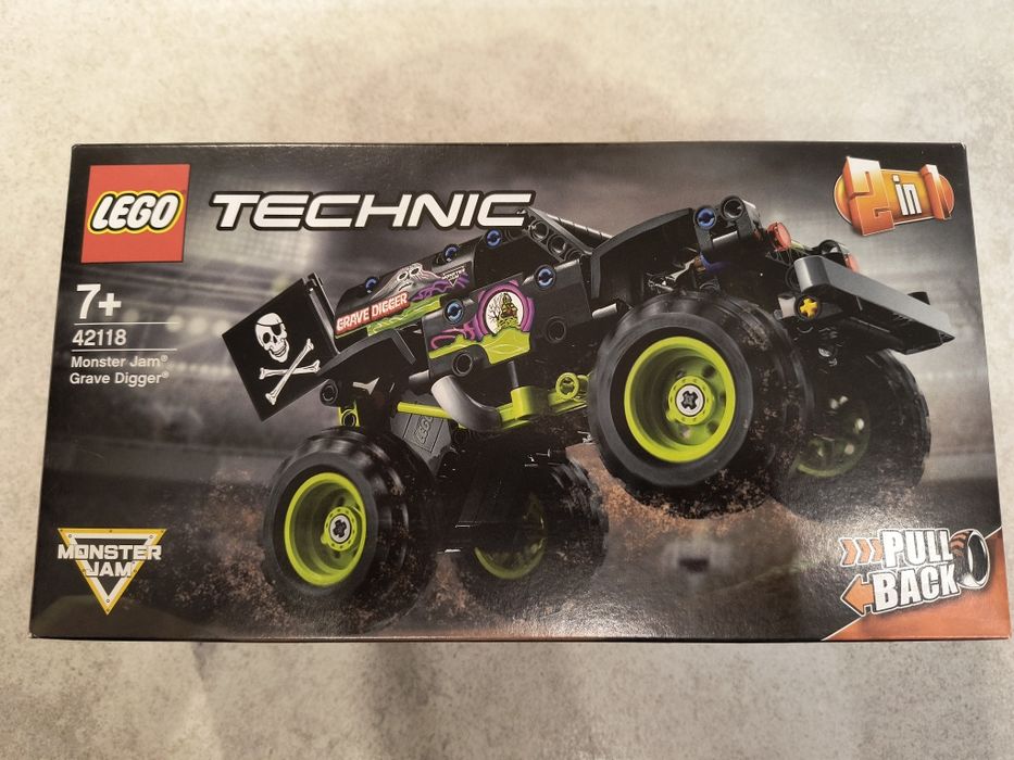 LEGO technic grabarz monster jam