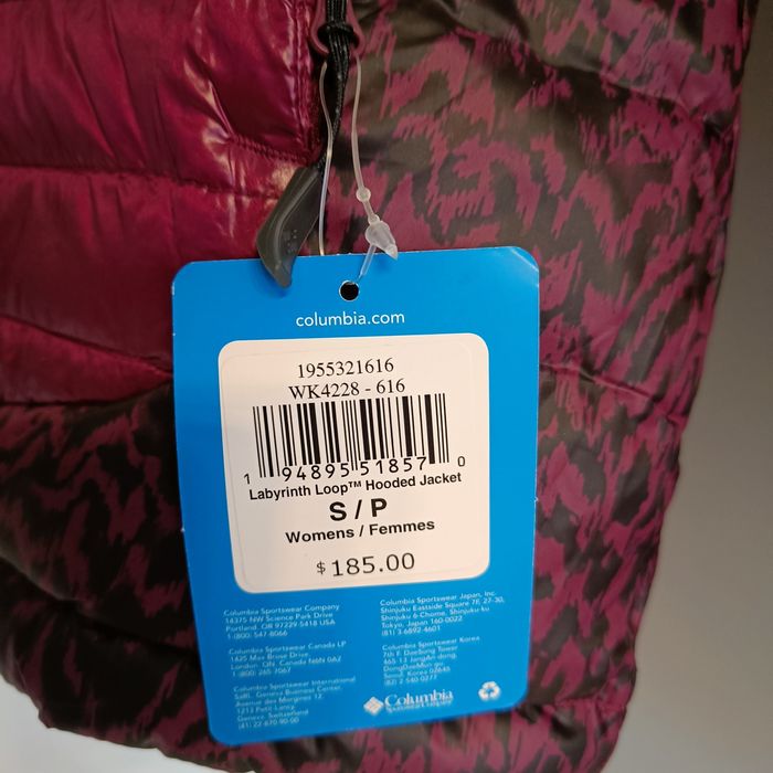 Damska kurtka puchowa Columbia Labyrinth Loop Infinity Jacket XS,S
