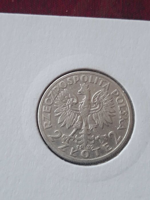 2 zł Głowa kobiety 1932 r. - nr 1 - Bardzo ładne