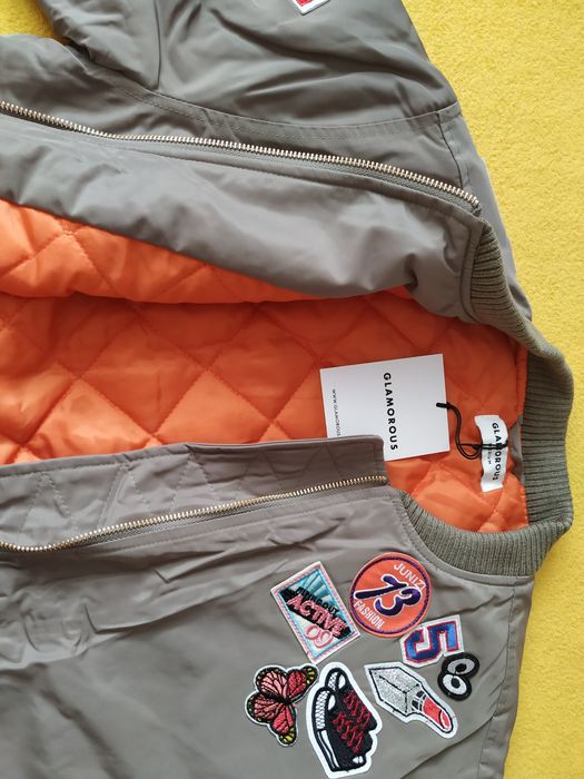 Nowa kurtka bomberka ocieplana Glamorous