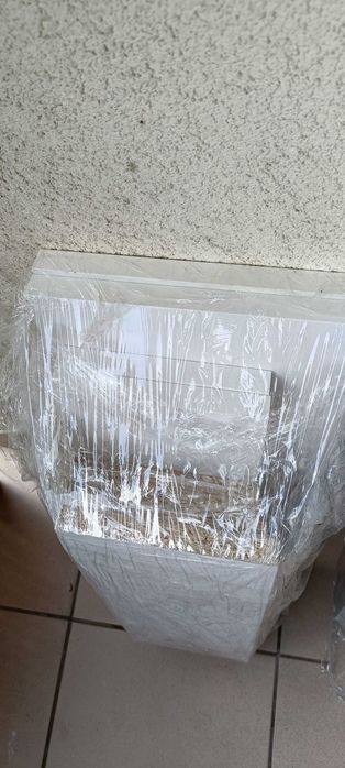 Deski materiał na półki szary beton biały drewno płyta MDF hdf