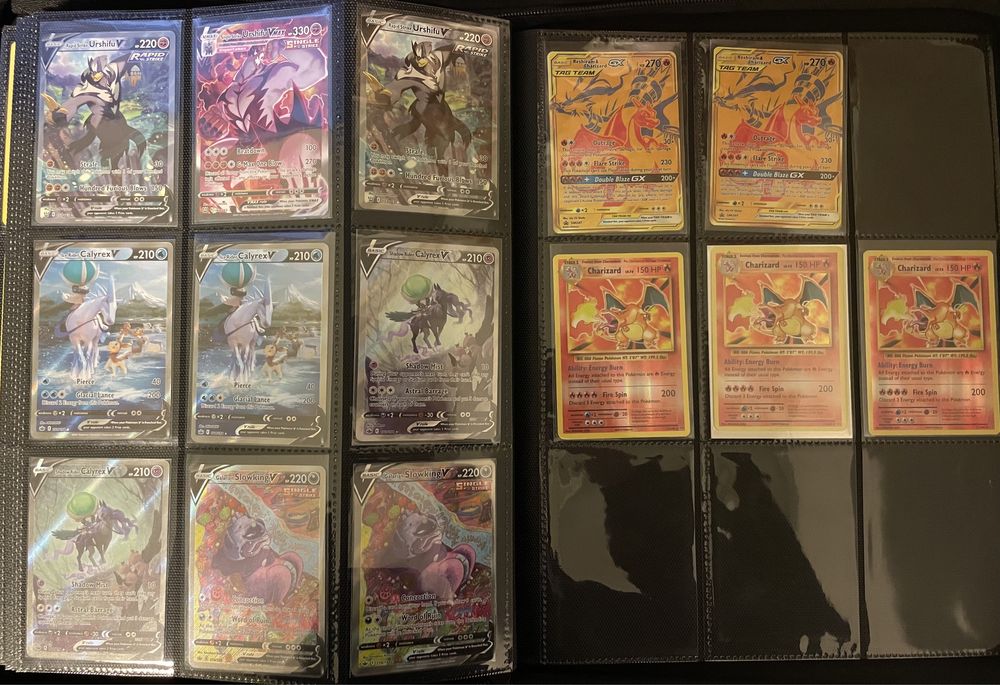 Pokemon cartas TCG-coleção de cartas raras- charizard, alt, gold