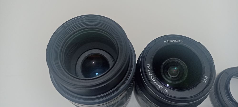 Objetivas lentes Sony Sam / nex E-mount