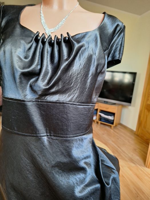 Nowa ,czarna suknia r.46