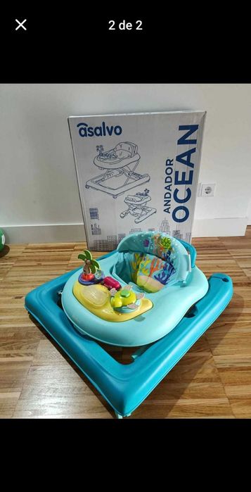 Andador/aranha Asalvo 2 em 1