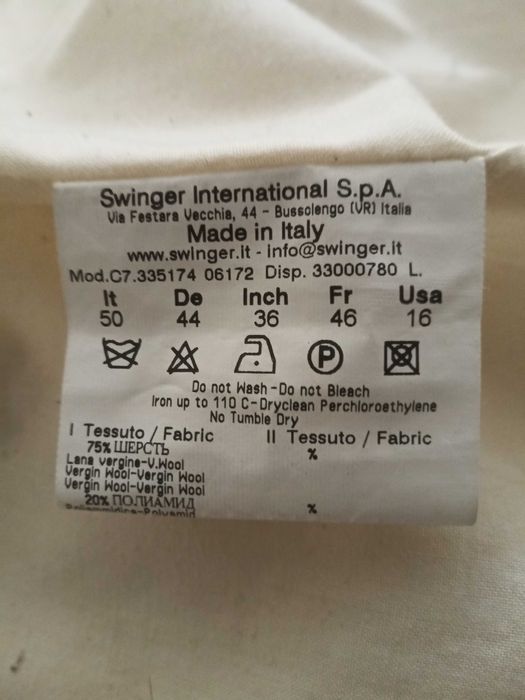 Casaco Comprido em Branco de "Laura Biagiotti" - Roma (Made in Italy)