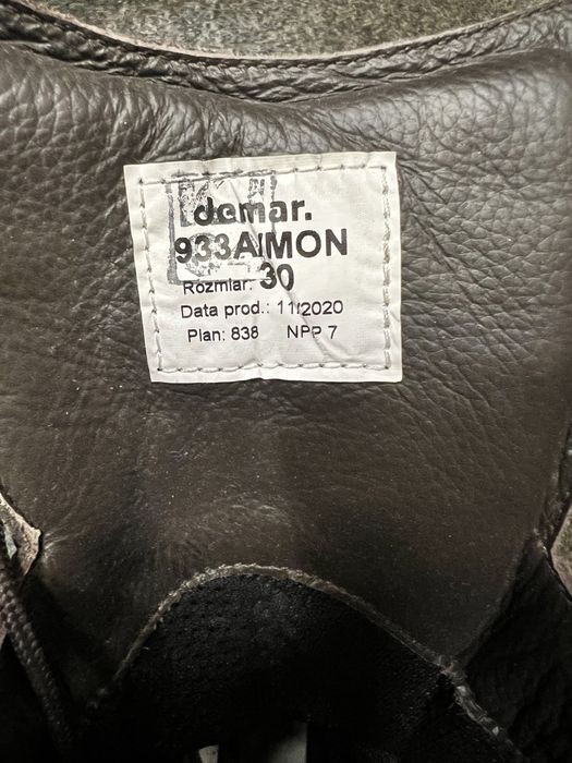 Buty trzewiki wojskowe zimowe demar 933