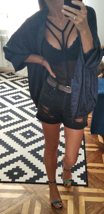 Satynowa kurtka bomberka Lindex M L 38 40