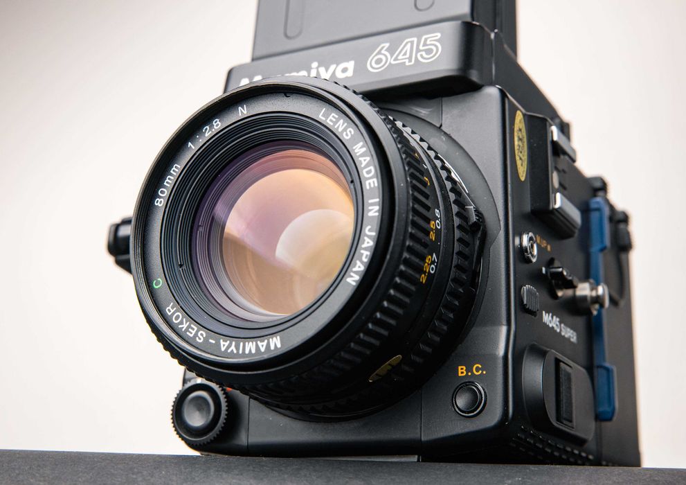 Плівкова камера Mamiya 645 Super, об'єктив Sekor C 80mm 2.8 N