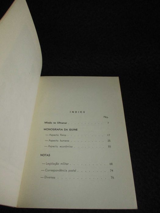Livro Missão na Guiné Estado Maior do Exército 1971