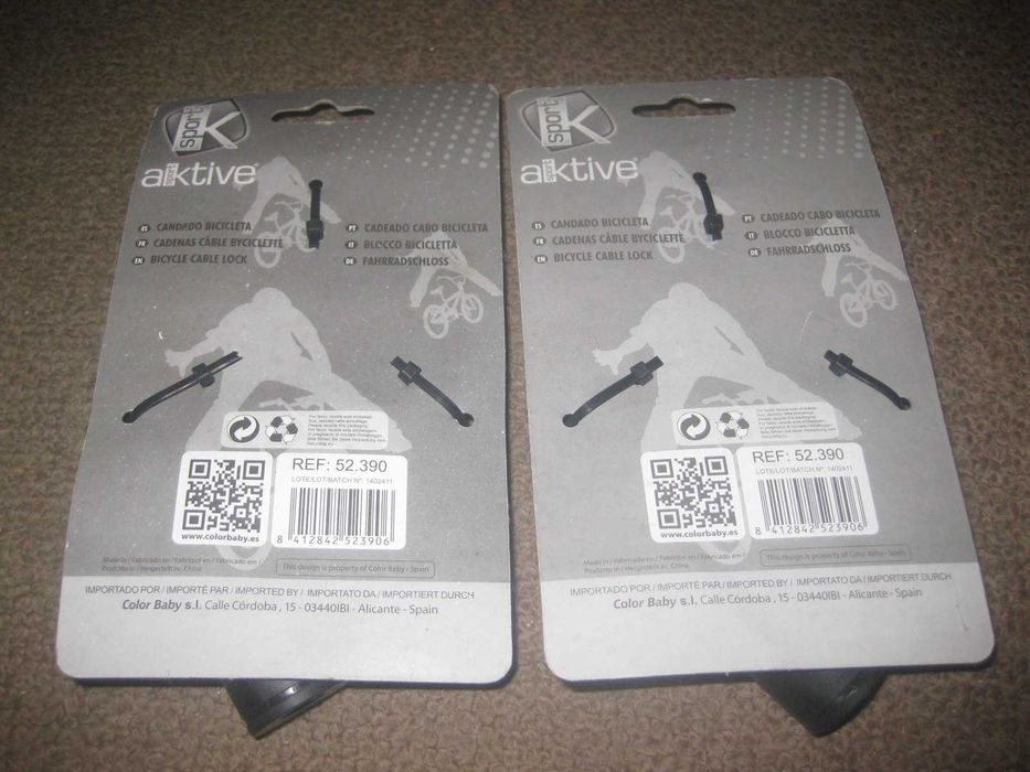 Kit 4 Peças para Bicicleta/Novas e Embaladas!