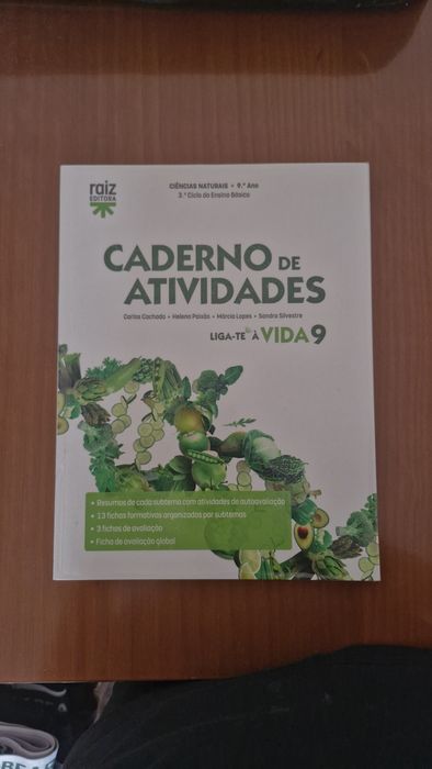 Caderno de Atividades - 9° ano - Ciências Naturais Liga-te á vida