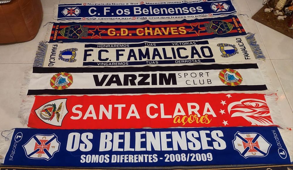 cachecois de varios clubes