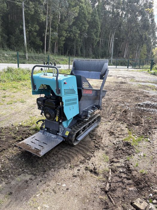 Mini Dumper 500kg com Pá (como novo)