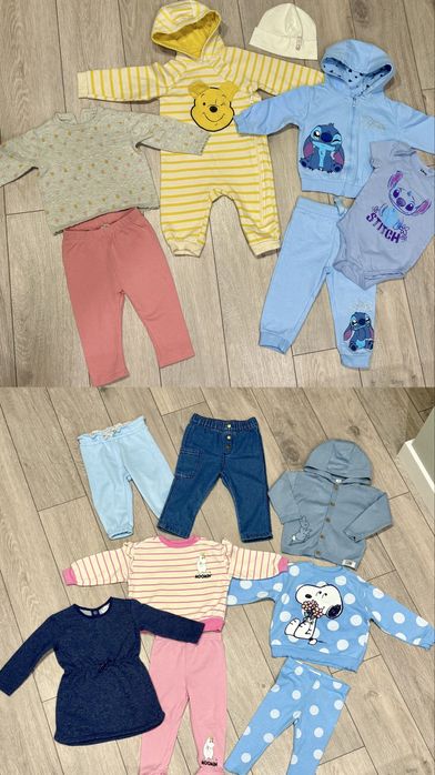 Речі на дівчинку 6-9 місяців, одним лотом, все в ідеальному стані