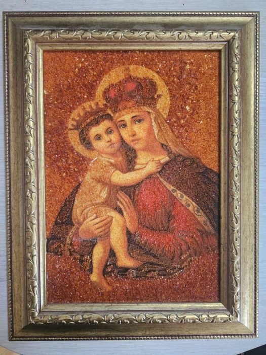 Ікона з бурштину