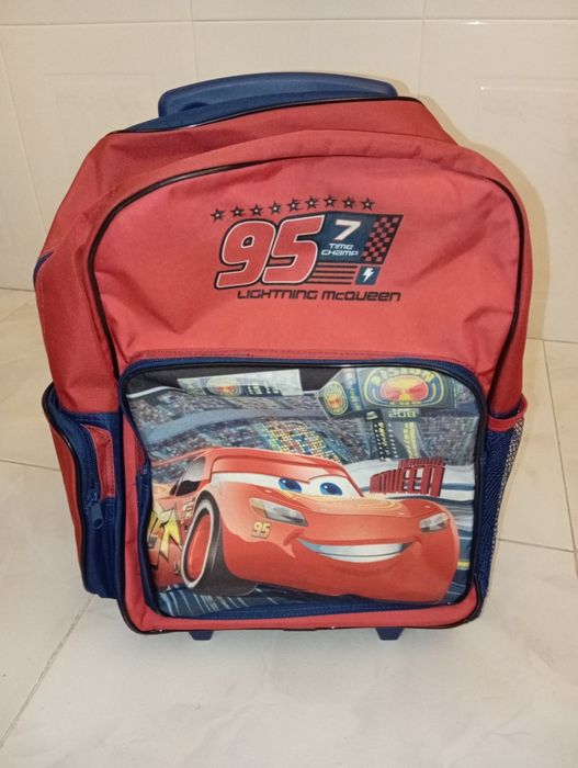 Mochila escolar com troley do Faísca